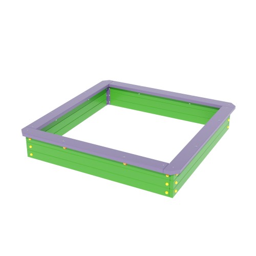 Пісочниця середня дерев"яна Miros 1950х1950х340 мм, код: DIO201.2