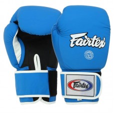 Рукавички боксерські Fartex шкіра, 14oz, синій-чорний, код: F-8577_14BL