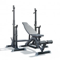 Регульована лава з стійкою під штангу WCG Defender Bugai Pro, код: WDS111333-IF Регульована лава з стійкою під штангу WCG Defender Bugai Pro, код: WDS111333-IF