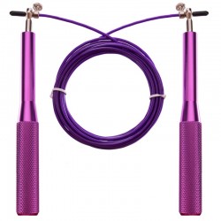 Скакалка швидкісна Cima Кроссфіт з підшипником 3м фіолетовий, код: CM-J601_V-S52