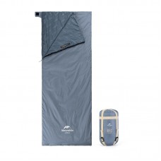 Спальник надлегкий Naturehike Ultralight LW180 NH21MSD09 (15°C), розмір M (1900х750 мм), сіро-синій, код: 6927595777947-AM