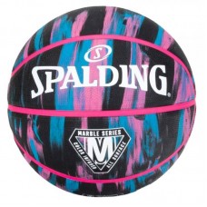 М"яч баскетбольний Spalding Marble Series №7, блакитний, код: 689344406473