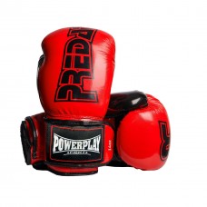 Боксерські рукавиці PowerPlay червоні карбон 16 унцій, код: PP_3017_16oz_Red