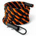 Канат для лазіння Orlins CrossFit х/б 7 м, діаметр 40 мм з кронштейном, помаранчево-чорний, код: RO-166