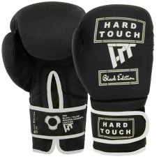 Боксерські рукавиці Hard Touch 10 унцій, чорний-білий, код: BO-4658_10W Боксерські рукавиці Hard Touch 10 унцій, чорний-білий, код: BO-4658_10W