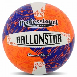 М"яч волейбольний Ballonstar №5 PU, білий-помаранчевий-синій, код: VB-4070-ORBL М"яч волейбольний Ballonstar №5 PU, білий-помаранчевий-синій, код: VB-4070-ORBL