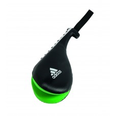 Подвійна ракетка для відпрацювання ударів Adidas Double Target Pad, розмір XS, чорний-зелений, код: 15572-931