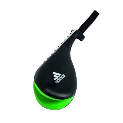 Подвійна ракетка для відпрацювання ударів Adidas Double Target Pad, розмір XS, чорний-зелений, код: 15572-931