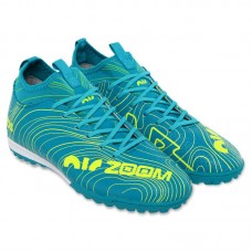 Сороконіжки футбольні Zoom, розмір 45, синій-салатовий, код: 230313-2_45