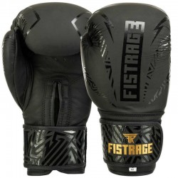 Боксерські рукавиці шкіряні Fistrage 12 унцій, чорний, код: VL-5539_12BK Боксерські рукавиці шкіряні Fistrage 12 унцій, чорний, код: VL-5539_12BK