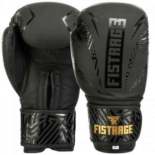 Боксерські рукавиці шкіряні Fistrage 12 унцій, чорний, код: VL-5539_12BK Боксерські рукавиці шкіряні Fistrage 12 унцій, чорний, код: VL-5539_12BK