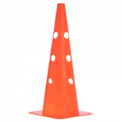 Конус-фішка для тренувань з отворами для штанги PlayGame 48 см, помаранчевий, код: C-5431_OR