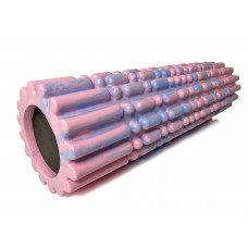 Масажний ролик EasyFit Dozer 450х120 мм, рожевий, код: EF-3341-2-P-EF