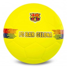М"яч футбольний Hybrid Ballonstar Barcelona №5 PU, жовтий, код: FB-7950