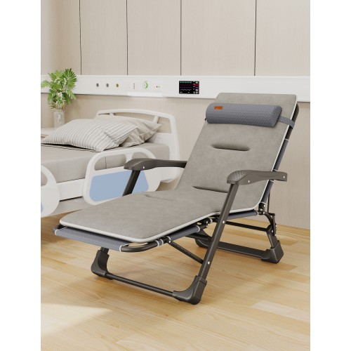 Розкладне крісло шезлонг садовий із подушкою WCG 1780х660х980 мм, код: FCB-S03PС-IF