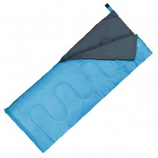 Спальний мішок (ковдра) SportVida +2 ...+ 21°C R Sky Blue/Grey, код: SV-CC0060