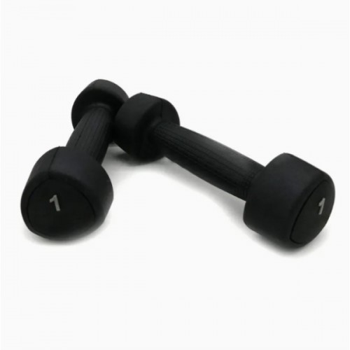 Гантелі з уретановим покриттям Generation Fitness FF51D6C-1kg 2x1 кг, чорний, код: 523014-AX