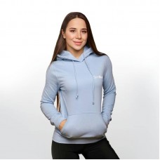 Толстовка жіноча GymBeam Clothing Hoodie PRO Blue XS, блакитний, код: 219321-GB