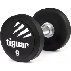 Гантель Tiguar прогумована 1 х 9 кг, код: M-8923235-IN