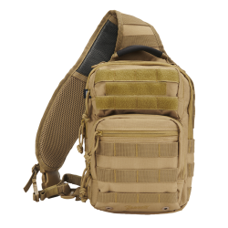 Тактична сумка-рюкзак Brandit-Wea US Cooper sling medium 8L camel код: 8036-70-OS