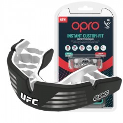 Капа Opro Instant Custom-Fit UFC доросла (вік 11+)  Silver/Black, код: Instan_Silver/Black