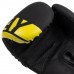 Боксерські рукавиці PowerPlay Matt Challenger 14 унцій, чорний-жовтий, код: PP_3086_14oz_Bl/Yellow