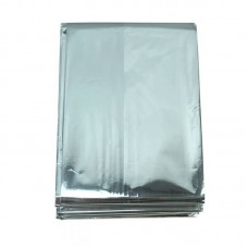 Ковдра з фольги Kombat Emergency Foil Blanket 210x132см, код: kb-efb