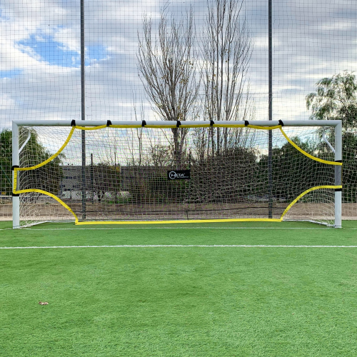 Екран для футбольних воріт Meta Target Shot 600х200 см, жовтий-чорний-білий, код: 080101513920 Екран для футбольних воріт Meta Target Shot 600х200 см, жовтий-чорний-білий, код: 080101513920