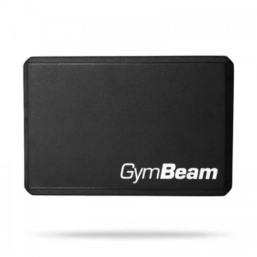 Блок для йоги GymBeam 230x150x75 мм, чорний, код: 8586024620360