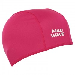 Шапочка для плавання текстильна для дорослих MadWave Poly II, рожевий, код: M052103_P Шапочка для плавання текстильна для дорослих MadWave Poly II, рожевий, код: M052103_P