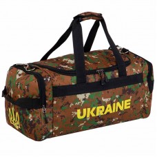 Сумка спортивна PlayGame Ukraine камуфляж Marpat Digital Woodland, код: GA-1801-UKR_KMDW