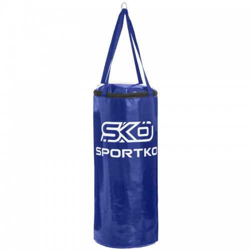 Мішок боксерський Sportko циліндр ремінне кріплення Юнга 500 мм, синій, код: MP-9_BL-S52
