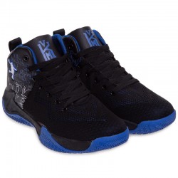 Кросівки для баскетболу Jdan розмір 45 (28,5см), чорний-синій, код: OB935-2_45BKBL