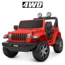 Дитячий електромобіль Bambi Jeep, червоний код: M 4176(MP4)EBLR-3-MP