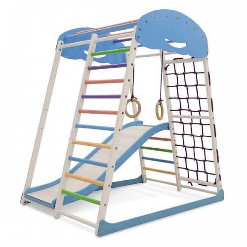 Дитячий спортивний комплекс SportBaby SportWood Sky Plus 1 для дому, код: SportWood Sky Plus 1 Дитячий спортивний комплекс SportBaby SportWood Sky Plus 1 для дому, код: SportWood Sky Plus 1