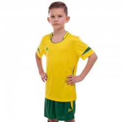 Форма футбольна дитяча PlayGame Lingo розмір 32, ріст 145-155, жовтий-зелений, код: LD-5015T_32YG-S52