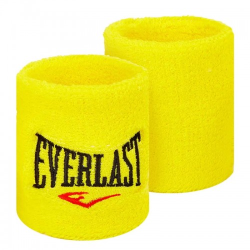 Напульсник спортивний махровий Everlast 1шт, жовтий, код: BC-5755_Y