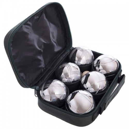 Гра Петанк (бочче) SP-Sport 6шт 7,2 см срібний, код: IG-6991-S52 Гра Петанк (бочче) SP-Sport 6шт 7,2 см срібний, код: IG-6991-S52