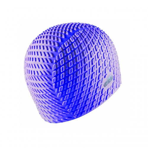 Шапочка для плавання силіконова Conquest YMKK синій, код: 18232-SNS