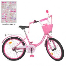 Велосипед дитячий Profi Kids Princess d=20, рожевий, код: Y2011-1-MP
