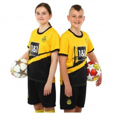 Форма футбольна дитяча PlayGame із символікою Borussia Dortmund домашня 2024, розмір 24, вік 10 років, зріст 130-135, жовтий-чорний, код: CO-6264_24Y Форма футбольна дитяча PlayGame із символікою Borussia Dortmund домашня 2024, розмір 24, вік 10 років, зріст 130-135, жовтий-чорний, код: CO-6264_24Y