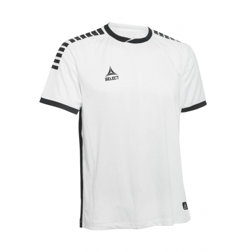 Футболка чоловіча Select Monaco Player Shirt s/s S, біло-чорний, код: 5703543231713