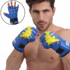 Снарядні рукавички Zelart M синій, код: ZB-4224_MBL