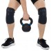 Наколінники для присідань зі штангою Ezous Knee Sleeve M, чорний, код: A-06_M