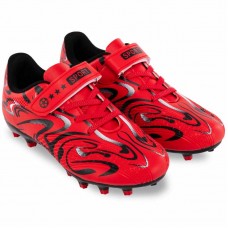 Бутси футбольні дитячі PlayGame Speed розмір 34, червоний-чорний, код: 616B-2_34