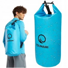 Гермомішок Tsunami Dry Pack 30 л водозахисний, блакитний, код: P-5907739313270 Гермомішок Tsunami Dry Pack 30 л водозахисний, блакитний, код: P-5907739313270