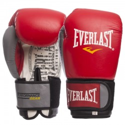 Рукавички боксерські Everlast 12 унцій, червоний, код: EV-009B_12R