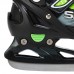 Ковзани розсувні дитячі хокейні Zelart XS (29-32), чорний-салатовий, код: Z-5861_XSBK