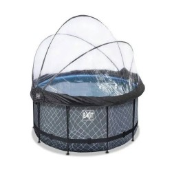 Басейн круглий із куполом Exit камінь 360х122 см, код: 30.67.12.00 Басейн круглий із куполом Exit камінь 360х122 см, код: 30.67.12.00