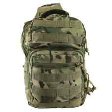 Рюкзак тактичний однолямковий Kombat UK Mini Molle Recon Shoulder Bag, мультікам, код: kb-mmrsb-btp